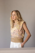 Blusa con hombreras