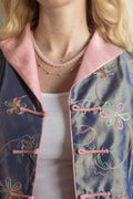 Collar de cuarzo rosa