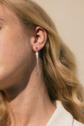 Aretes de plata planchados
