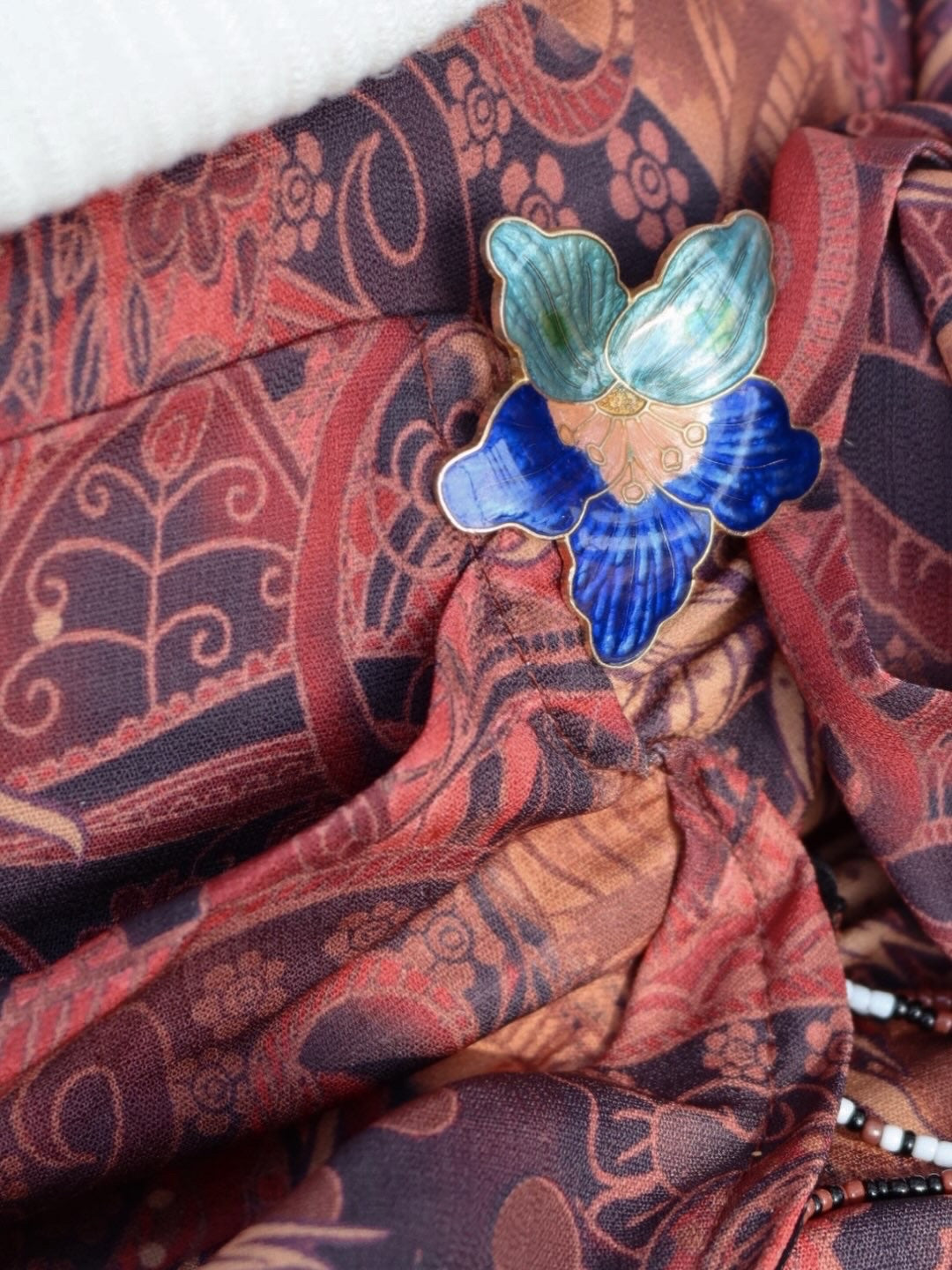 Pasa mascadas cloisonné