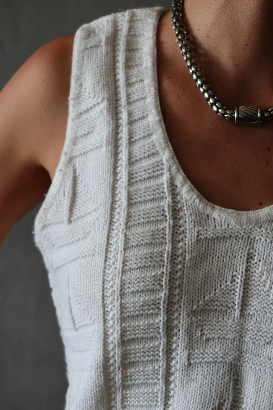 Blusa tejida con detalle de barcos