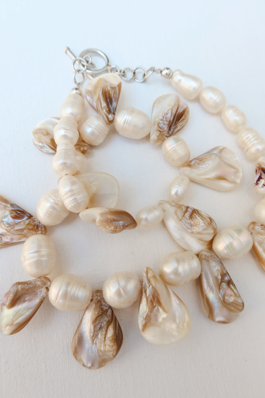 Collar de perlas chunky